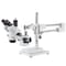 Amscope 7X-45X Simul-Focal Trinocular Boom-Arm Stereo Microscope, 144-LED Light, 5MP USB 3 C-mount Camera SM-4TP-144A-5M3 - alternate 1